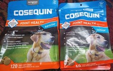 x2 COSEQUIN SENIOR 60ct Soft Chews for Dogs 180 Chews 12/27