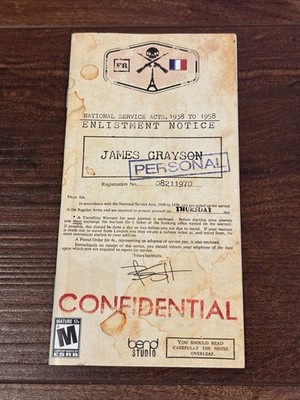 Resistance Retribution Sony PSP Playstation Portable Manual Only