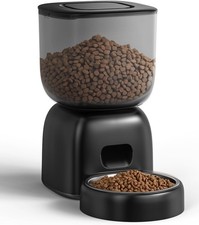Automatic Cat Feeder, 3L Cat Food Dispenser BatteryOperated with 180Day Batte...