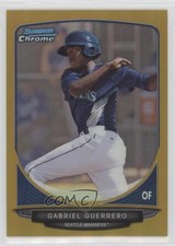 2013 Bowman Prospects Chrome Gold Refractor 22/50 Gabriel Guerrero #BCP91 sh7