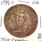 1899-B - U.K. Trade Dollar - 90% Silver