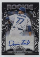 2019 Panini Prizm Rookie Snakeskin 30/50 Dennis Santana #RA-DS Auto rs2
