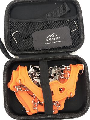 Ice Crampons 24 Spikes Ice Cleats for Boots Anti Slip Ice Grip Spikes Medium