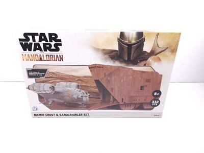 Star Wars Mandalorian Paper Model Kit Razor Crest and Sandcrawler Pack NEW