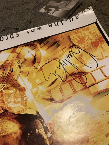 Póster promocional Toad The Wet Sprocket 1991 banda firmada autografiada - Imagen 5 de 8