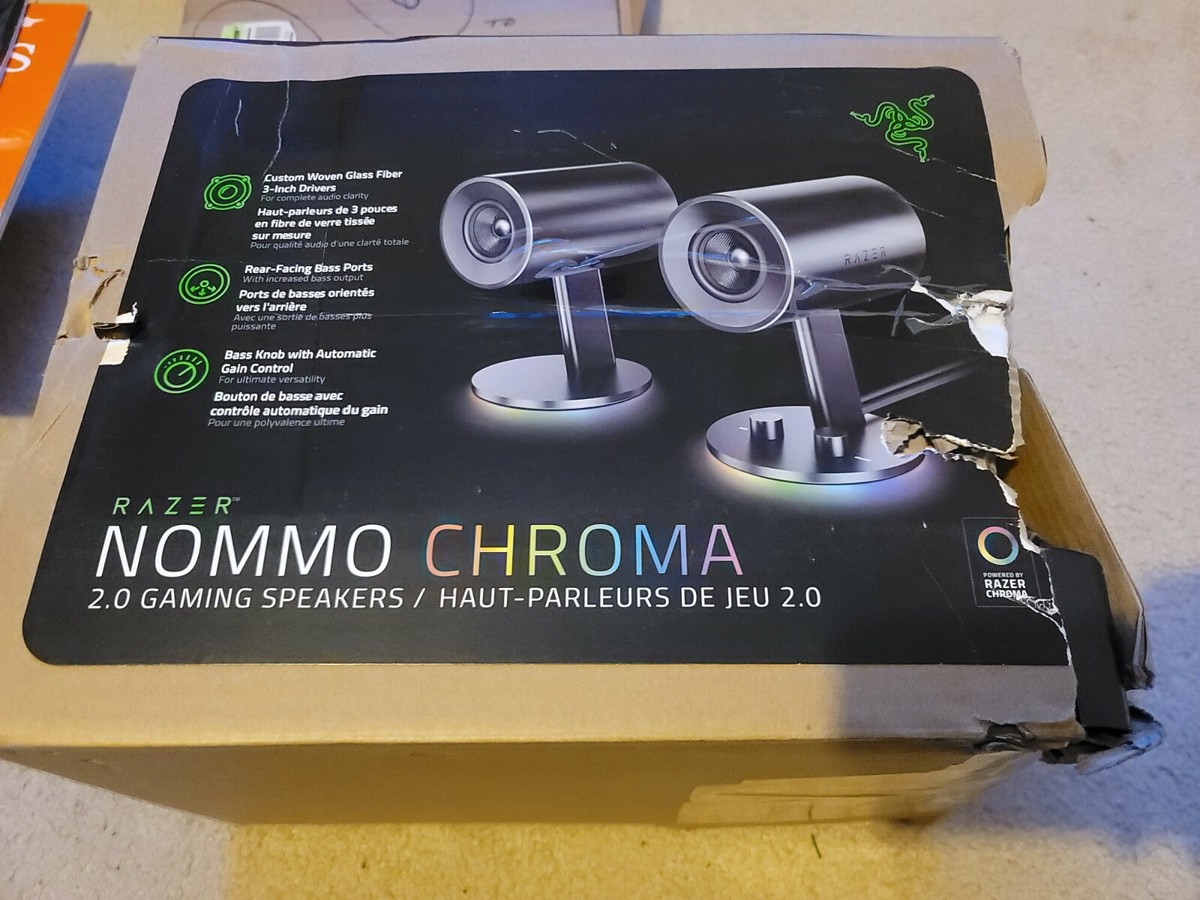 PCスピーカー Razer Nommo Chroma Amazon.com: Razer Nommo Chroma - Computer Speakers, Rear