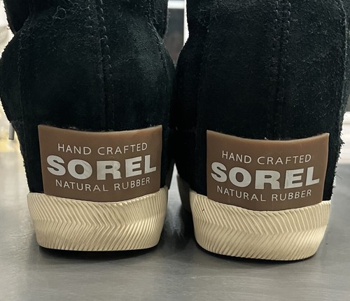 Sorel Women's Size 8.5 Ankle Boots Out N About Waterproof Black High Top Lace Up - Bild 9 von 17