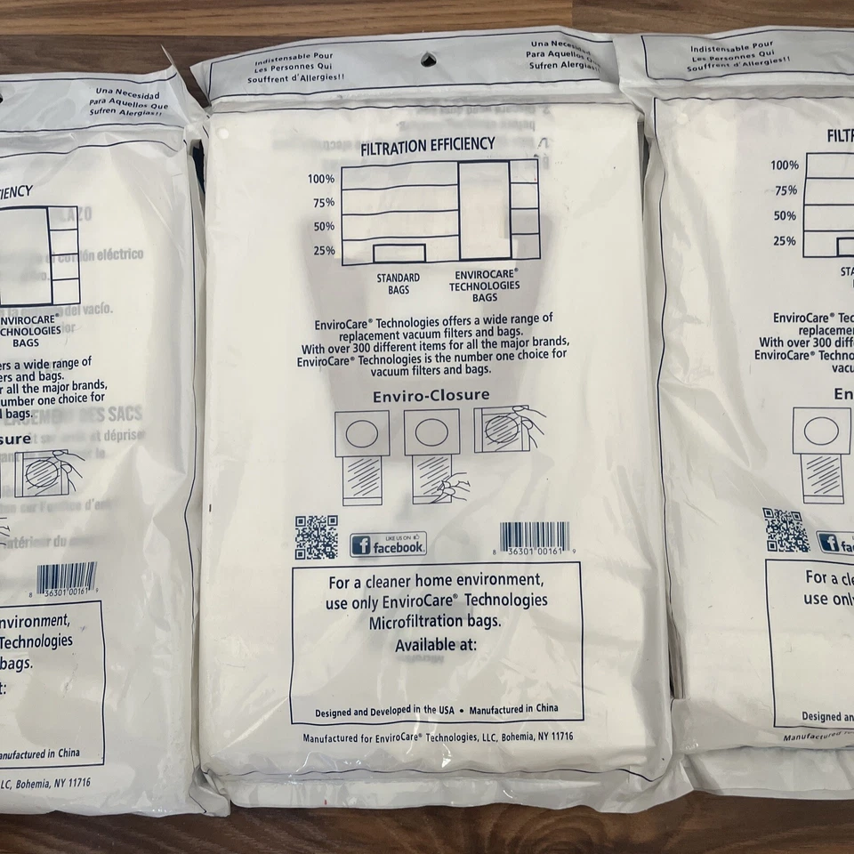 EnviroCare Micro Filtration 15 Vacuum Bags Fits Electrolux Sanitaire Style ST - Image 4 of 4