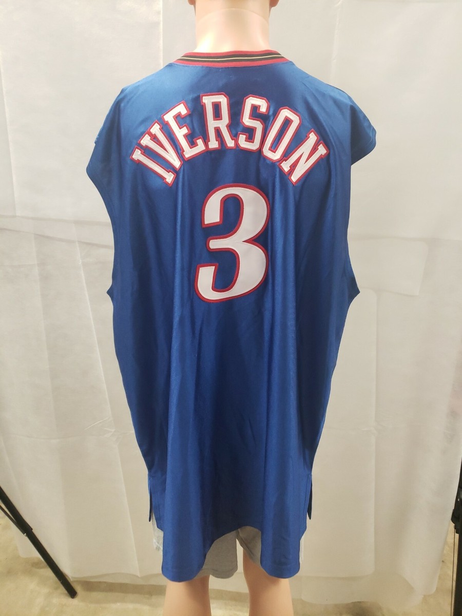ウェア NBA PHILADELPHIA SIXERS Allen Iverson ALLEN IVERSON Champion AUTHENTIC 