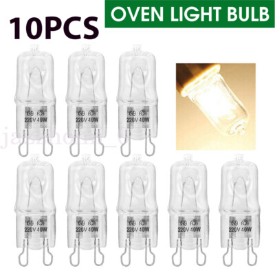 10x G9 Halogen Leuchtmittel 40W warmweiß Glühlampe Ersatz LED Leuchtmittel 240V