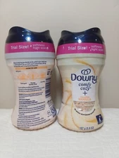 2 Bottles Downy Softening Booster Beads - Comfy Cozy Toasted Vanilla 5.9 oz Each