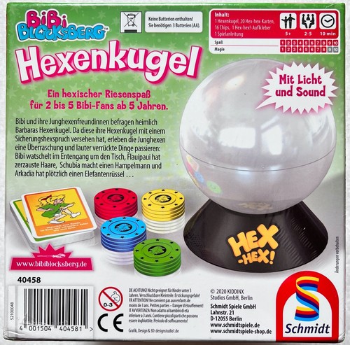 Bibi Blocksberg Hexenkugel Schmidt Spiele Familienspiel Kinderspiel Neu 40458 - Bild 7 von 9