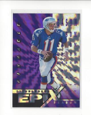 1998 Score Epix Purple #E4 Drew Bledsoe SEASON Patriots