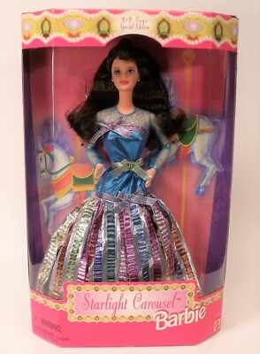 MISB NOS 1997 BARBIE STARLIGHT CAROUSEL DOLL K&B TOYS SPECIAL EDITION 19708 NRFB