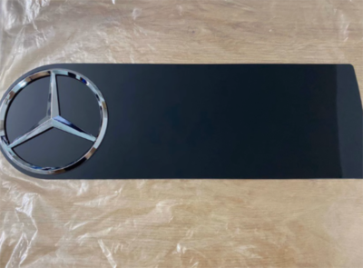 #ad Gloss Black Spare Wheel Tire Cover Emblem Badge for Mercedes G Class W464 $56.04