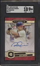 2021 Topps Five Star FSA-REO Rhys Hoskins Auto Real 1/1 Red SGC 9 e10
