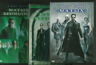 Matrix + Matrix Reloaded + Matrix Revolutions - 5 DVDs