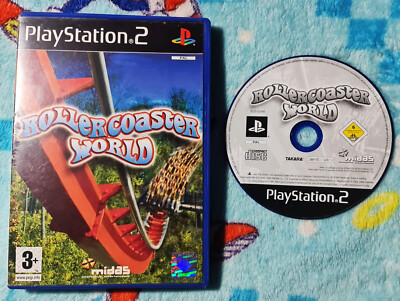 Jeu PS2 Rollercoaster World - Simulation De Montagnes Russes - Très Bon état