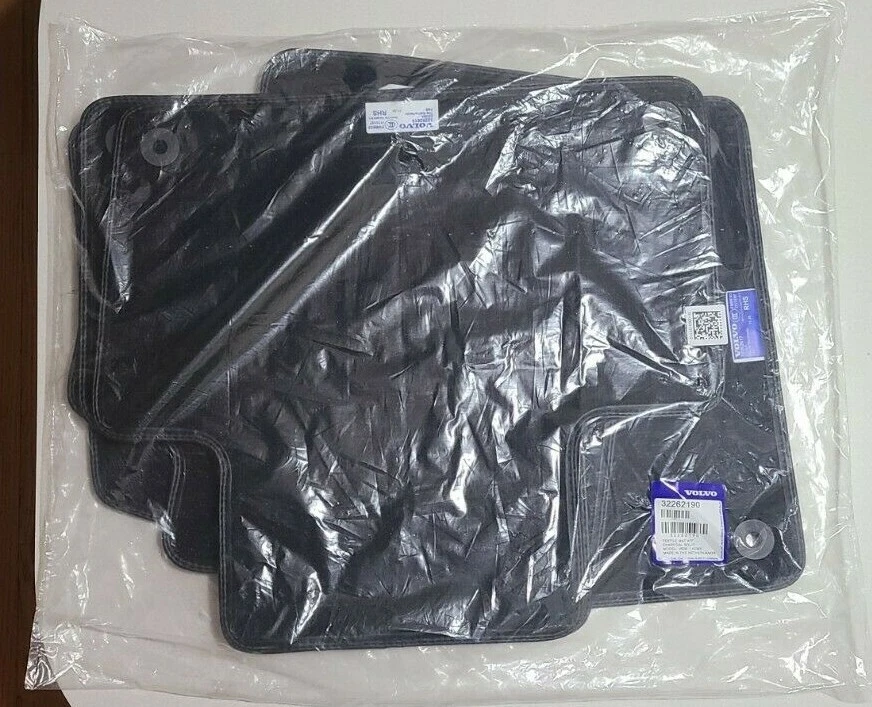 32262190 Genuine Volvo XC90 2016-2022 Charcoal Textile Floor Mat 