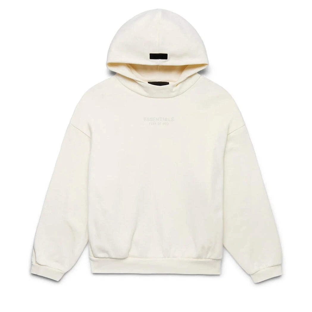 Felpa con cappuccio Fear of God Essentials Cloud Dancer