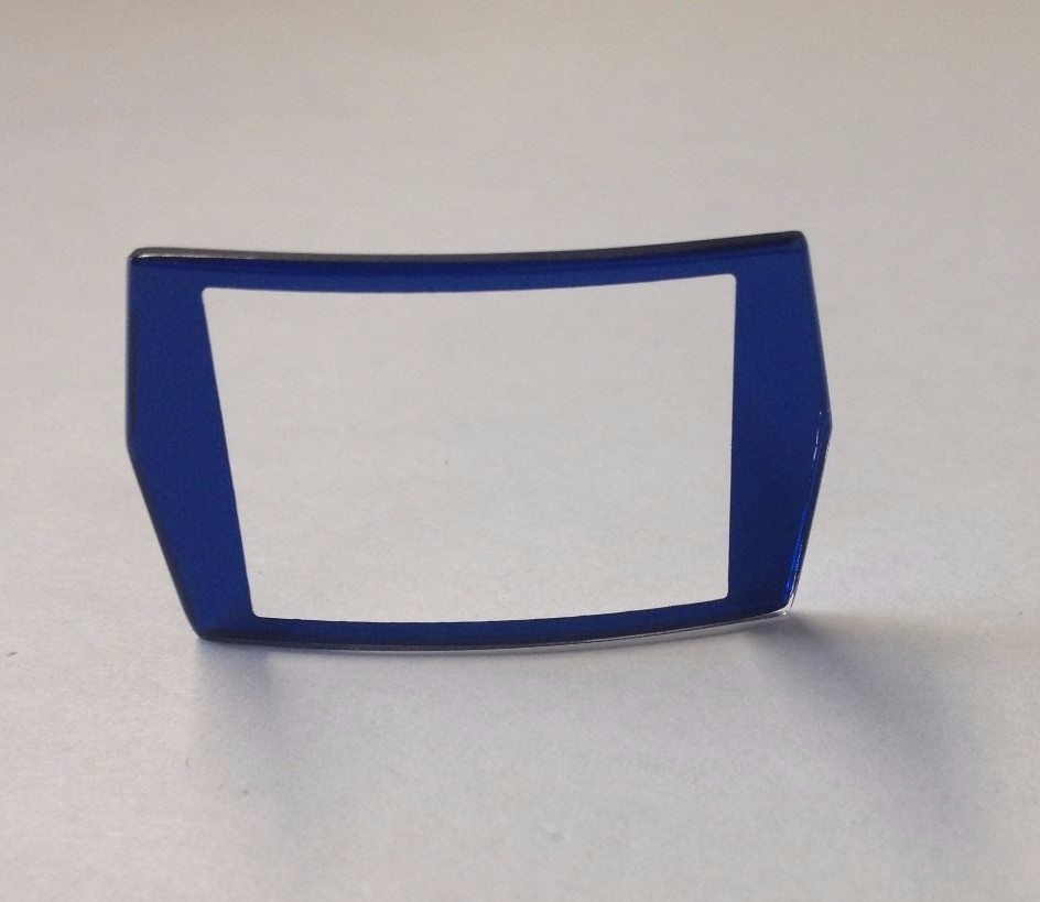 Bulova 96B75 Watch Parts Glass Crystal W/ Blue Mirror Border Fit