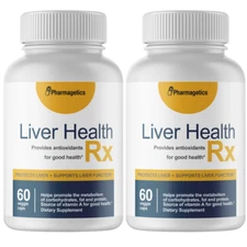 Liver Health RX Formula Supplement Pure Health - 2 Pack , 120 Capsules