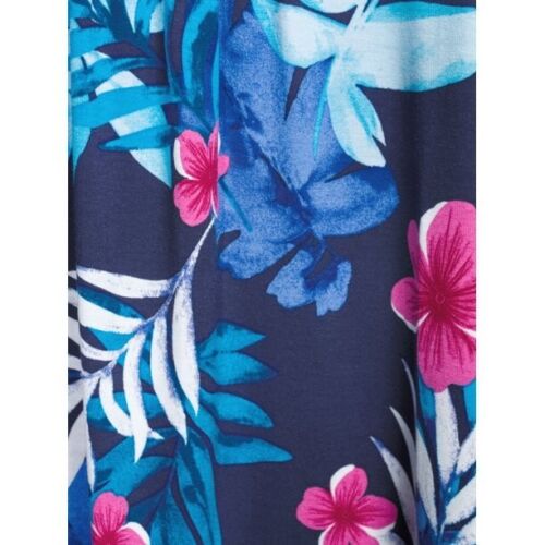 2 PCS NAVY BLUE PINK FLORAL SECRET TREASURES SHORTS & TOP PINK TIE DYE S - Picture 7 of 8