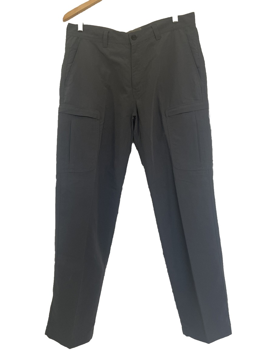Pantalon Cargo Homme Multi Poches Regular Droit Taille Elastique Pantalon de Travail Coton
