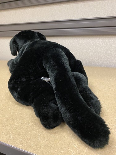 28" Animal Alley Black Lab Labrador Dog 1999 Kids Preferred Plush - Picture 3 of 10