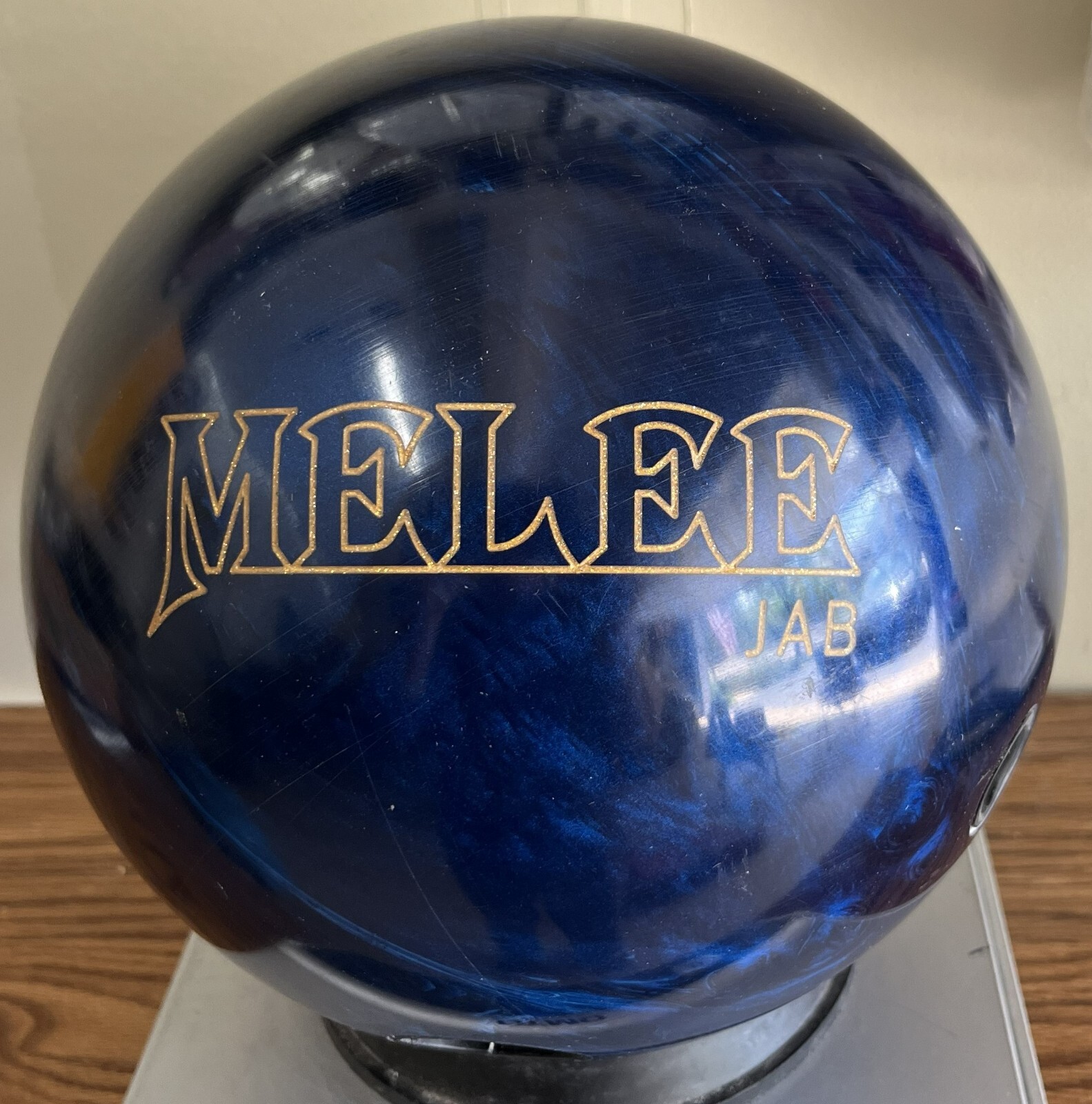 USED Brunswick Melee Jab Pearl Reactive Bowling Ball, Midnight Blue, 15 LB (Ke) eBay