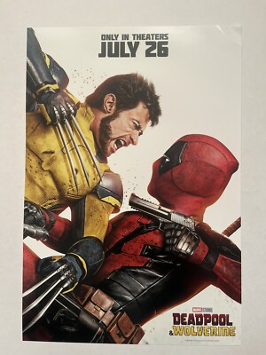 Deadpool Wolverine Movie 2024 Poster 13 x 19 X-Men Blade Elektra Gambit