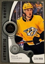 2021-22 SP Game Used Philip Tomasino Rookie Retro Nashville Predators #119/999