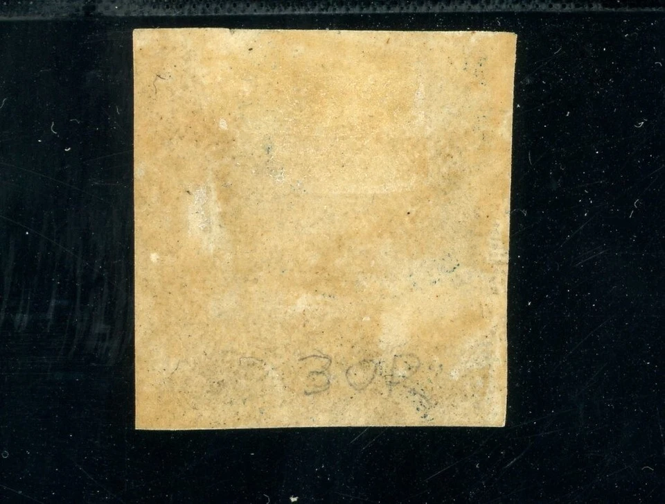 Scott 9 OG MLH FVF US 1851 Franklin Imperforate +Cert SCV $725+ - Image 2 of 3