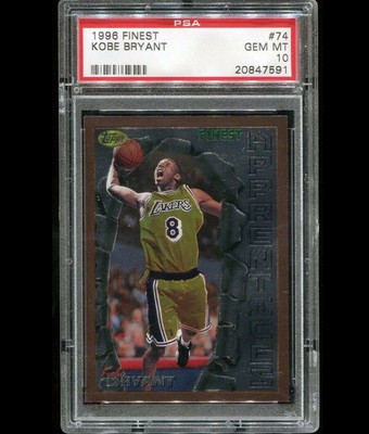 1996 topps finest kobe bryant