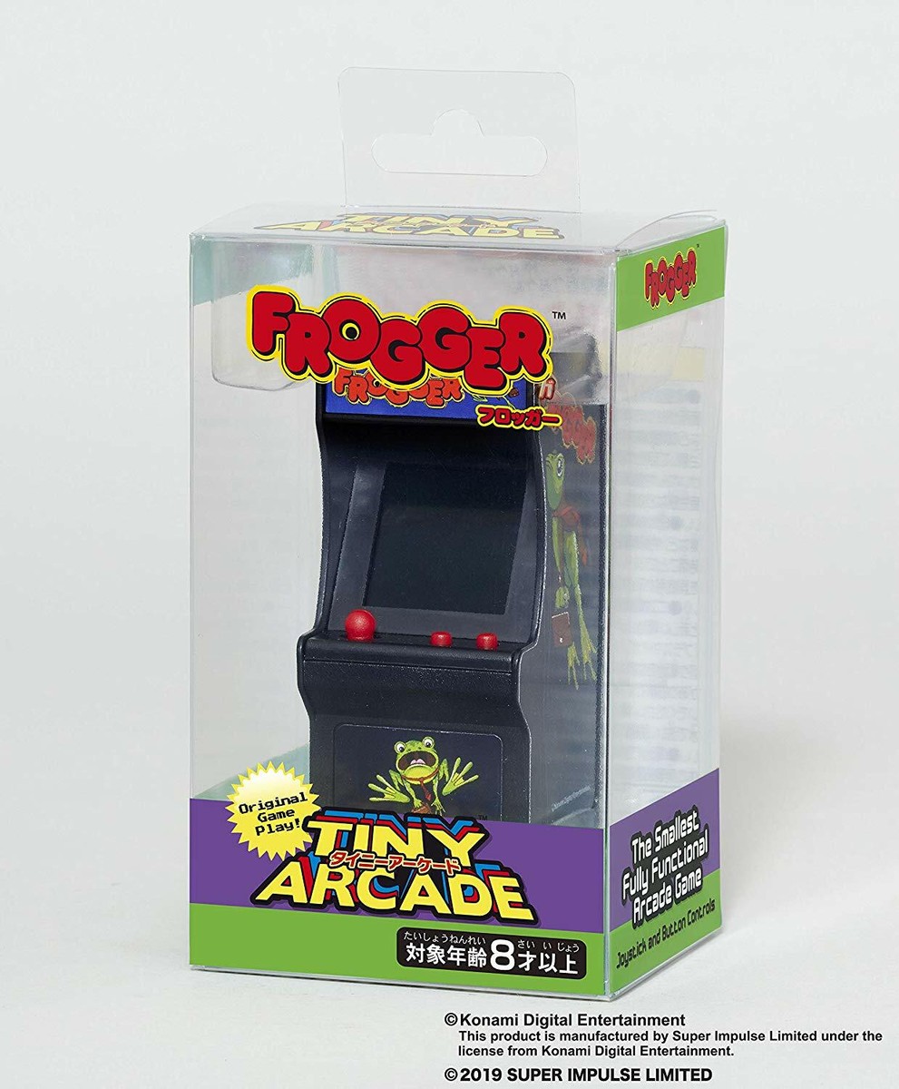 新品Tiny Arcade フロッガー、スペースインベーダー、ディグダグ NEW TINY ARCADE Frogger Miniature Arcade Game from Japan F/S