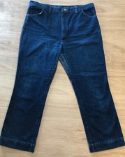 vtg 70s mens Wrangler Denim Jeans 42x30 USA Blue Medium Wash Style 86220DB