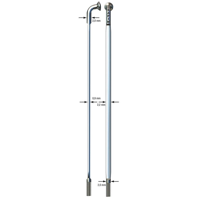 sapim cx-ray silver spokes, J-bend lengths from 200mm to 286mm multibuy discount