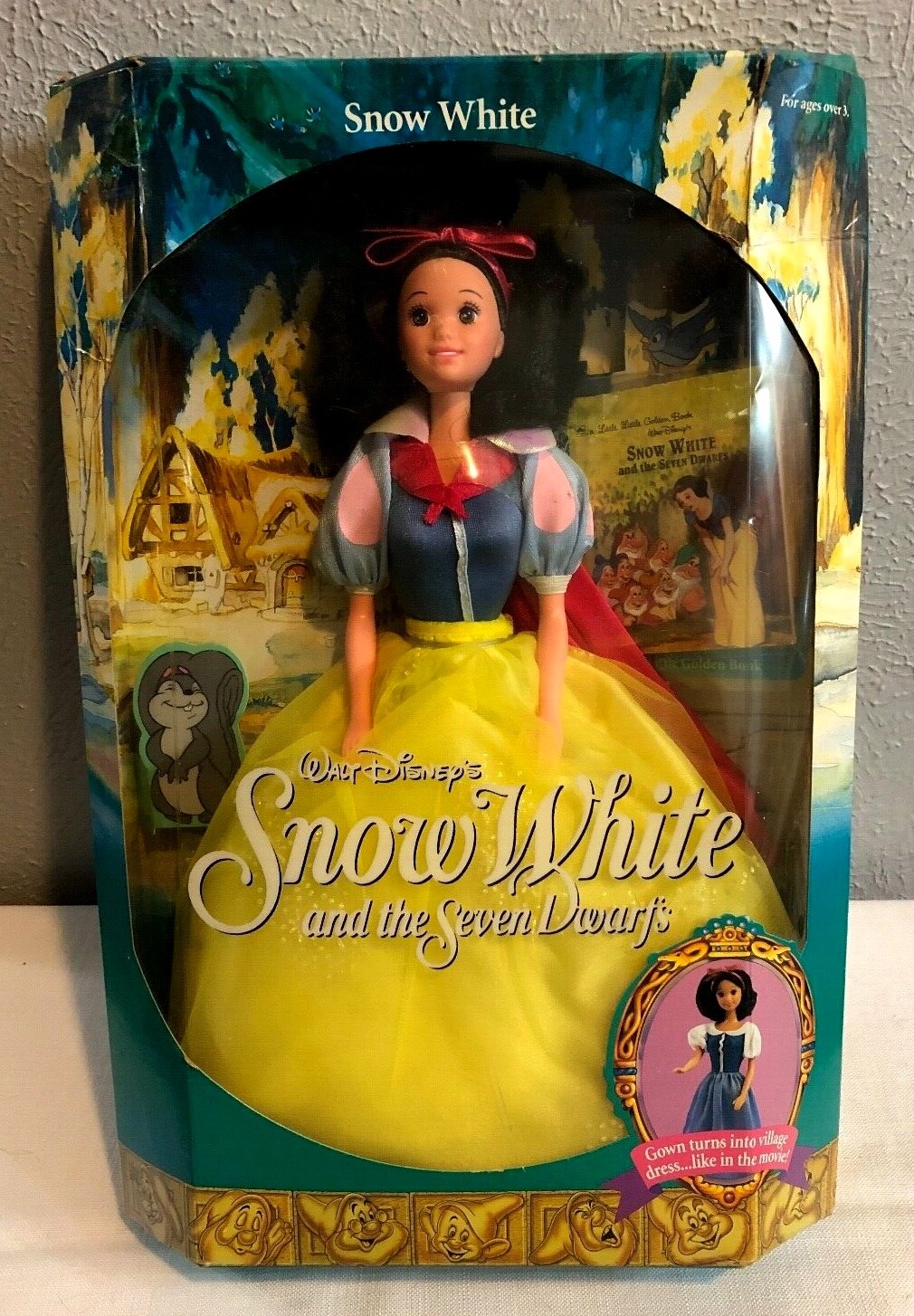 mattel snow white doll 1992