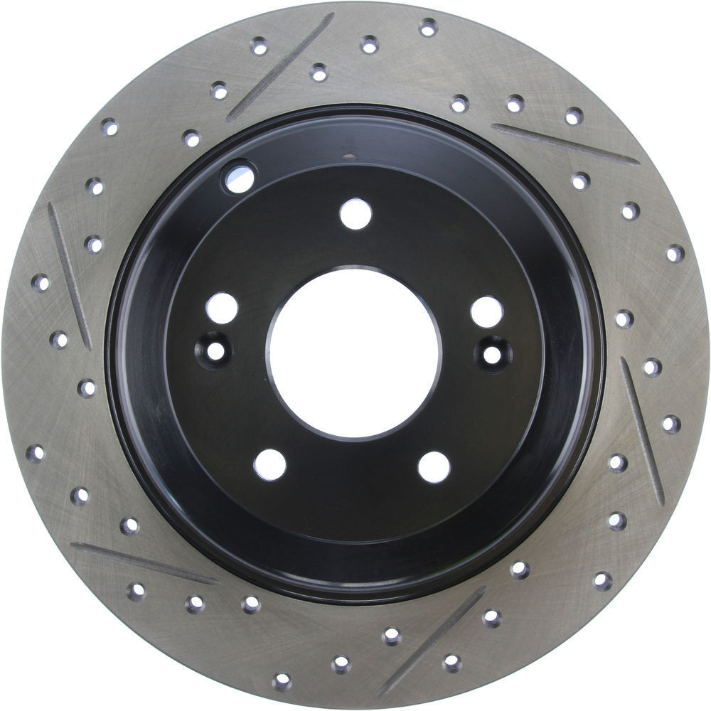 StopTech Power Slot 10 Hyundai Genesis Coupe Track Rear Left Slotted Rotor