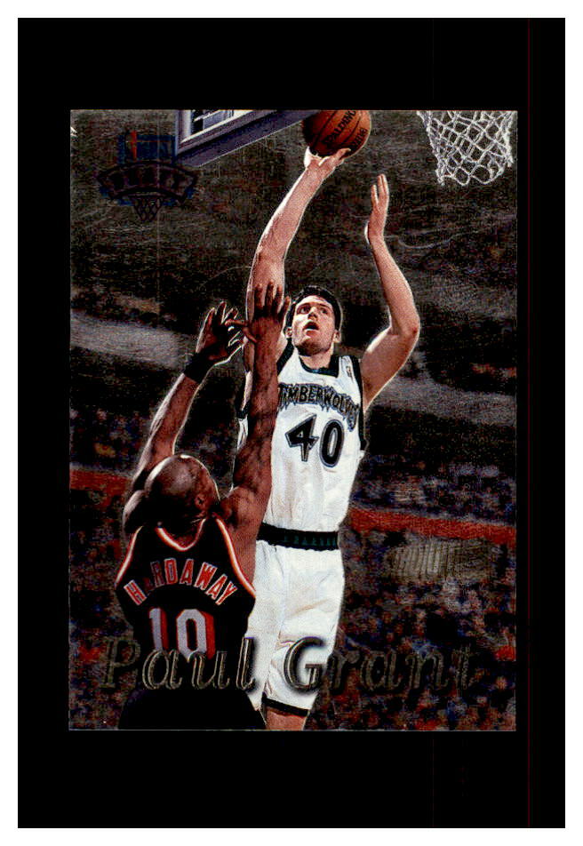 1997-98 TOPPS STADIUM CLUB NBA DRAFT ROOKIE #239 PAUL GRANT TIMBERWOLVES