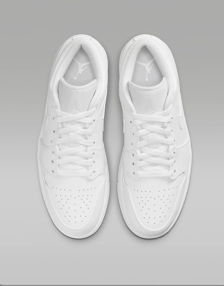 Nike Air Jordan 1 Low Triple White Mens Size 12 Off White Nike Air Jordan 1 Low Triple White Mens Size 12 Off White