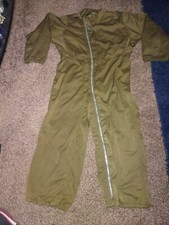 vintage coveralls men Olive Green Mens Large