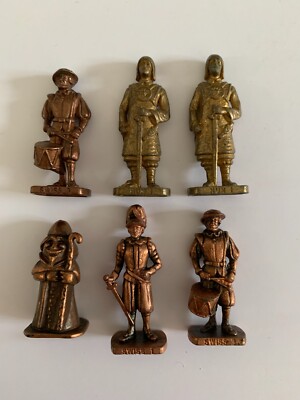 KONVOLUT 6 FIGUREN KINDER METALL