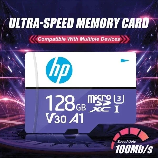 HP MX330 128GB Class 10 UHS-I V30 U3 A1 Flash Memory Card MicroSD 4K HD - Image 4 of 4