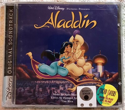Aladdin Original Motion Picture Soundtrack by Alan (CD) Disney, New ...