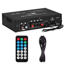 AK35 Mini Bluetooth5.0 Stereo Audio Amplifier Car Home HiFi Music USB FM TF AMP