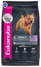 Dog Food Eukanuba Adult Small Breed 15 lb treats chews natural healthy training