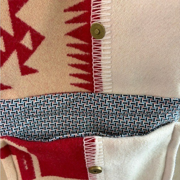 Repurposed Pendleton Wool Blanket Fabric Cloth Li… - image 6