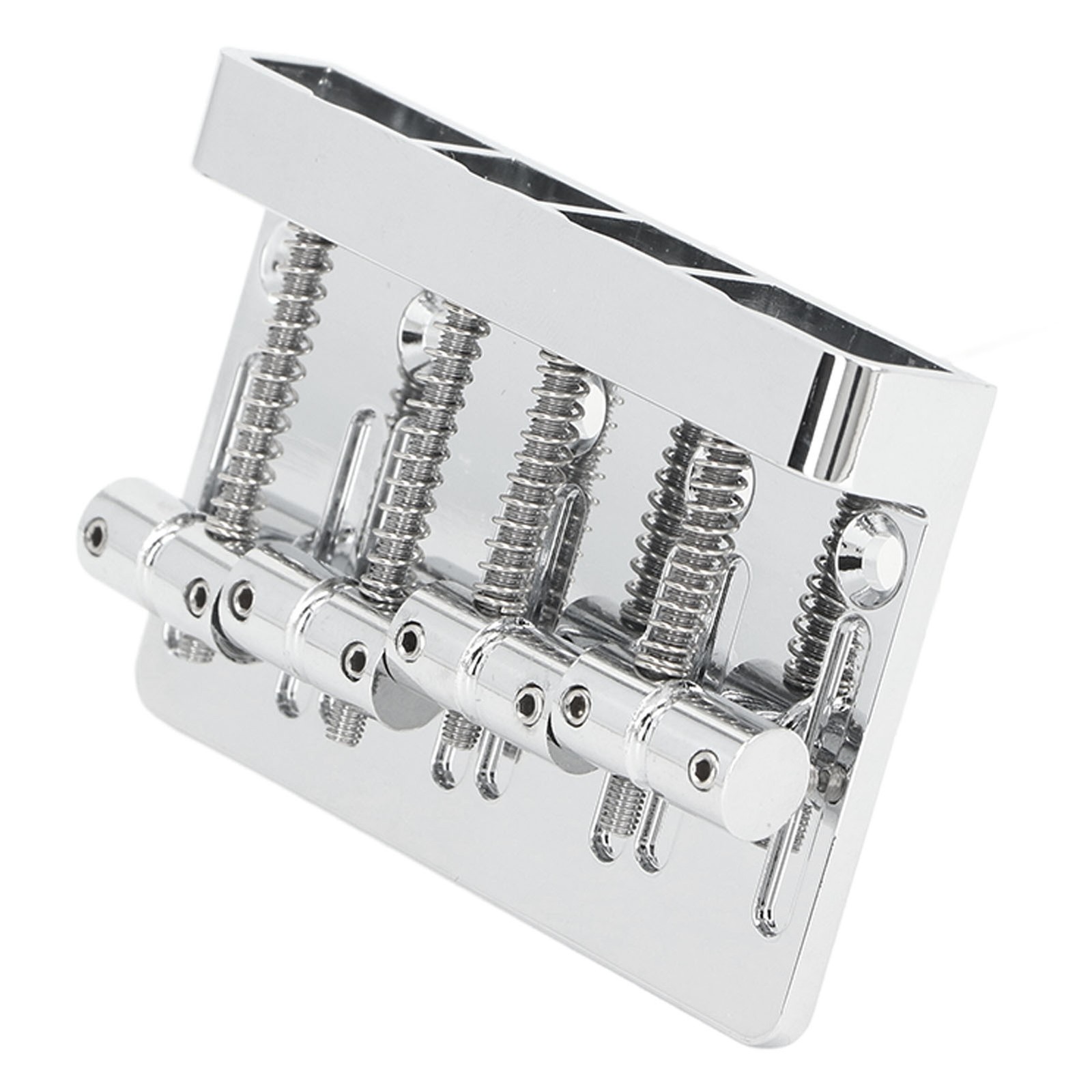Electric Bass Bridge Tailpiece Heavy Base Plate Fixed Saddle For Jazz Bass New