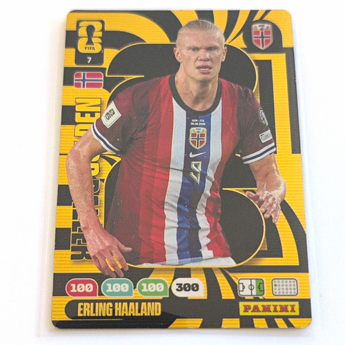 Panini 2026 Adrenalyn XL FIFA World Cup Erling Haaland Norway Golden Baller #7